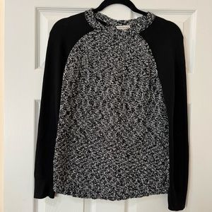 Calvin Klein black and sliver knitted sweater.